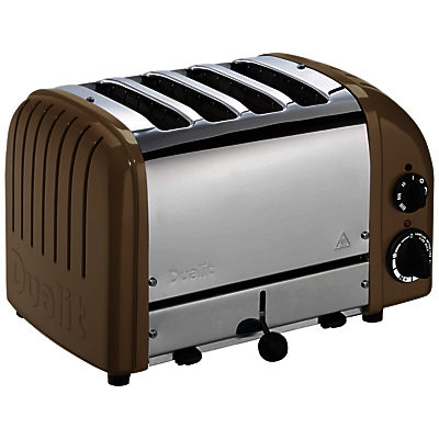 Dualit Made to Order Classic 4-Slice Toaster Stainless Steel/Beige Grey Gloss Dualit Made to Order Classic 4-Slice Toaster Stainless Steel/Beige Grey Gloss